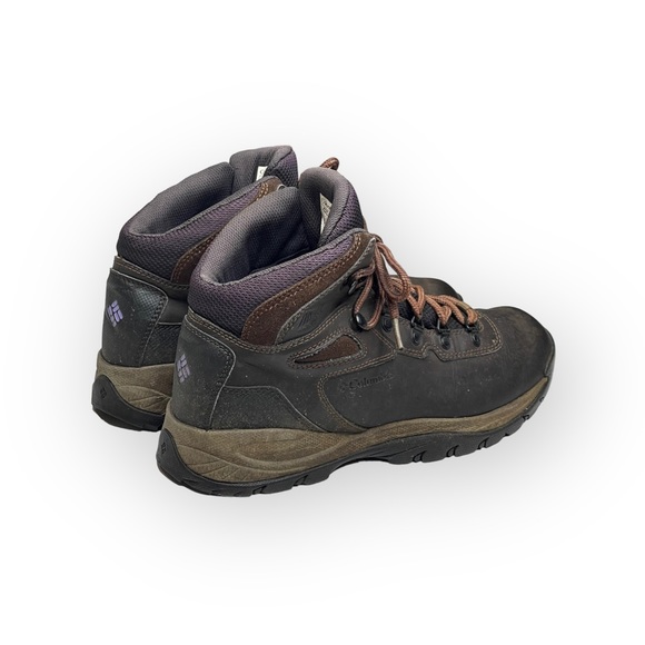 Columbia ⍟ Newton Ridge Plus Waterproof Hiker Hiking Boots ⍟ Brown Purple ⍟ 9M - Picture 3 of 16
